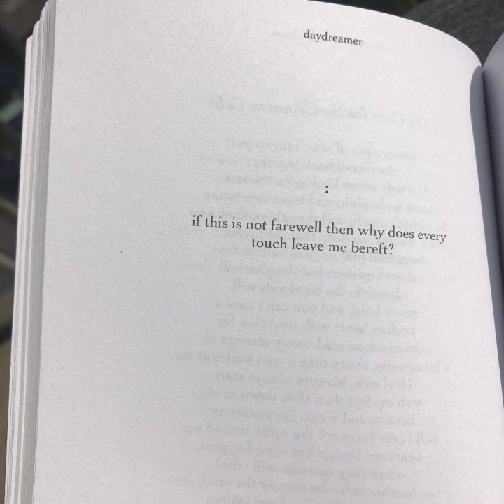 if this is not&nbsp;farewell-