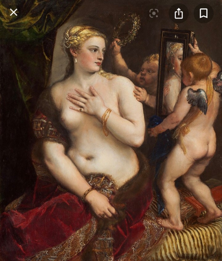 venus and her&nbsp;mirror